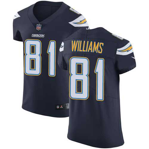 Nike Los Angeles Chargers #81 Mike Williams Navy Blue Team Color Men's Stitched NFL Vapor Untouchable Elite Jersey