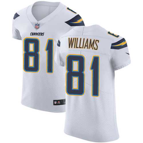 Nike Los Angeles Chargers #81 Mike Williams White Men's Stitched NFL Vapor Untouchable Elite Jersey