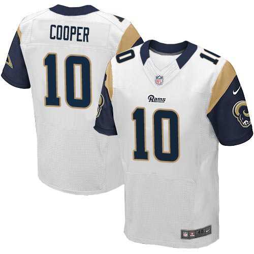 Nike Los Angeles Rams #10 Pharoh Cooper White Men's Stitched NFL Elite Jersey