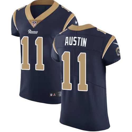 Nike Los Angeles Rams #11 Tavon Austin Navy Blue Team Color Men's Stitched NFL Vapor Untouchable Elite Jersey