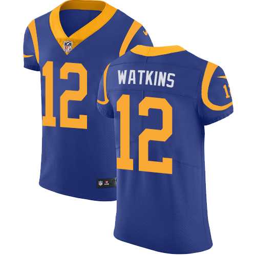 Nike Los Angeles Rams #12 Sammy Watkins Royal Blue Alternate Men's Stitched NFL Vapor Untouchable Elite Jersey