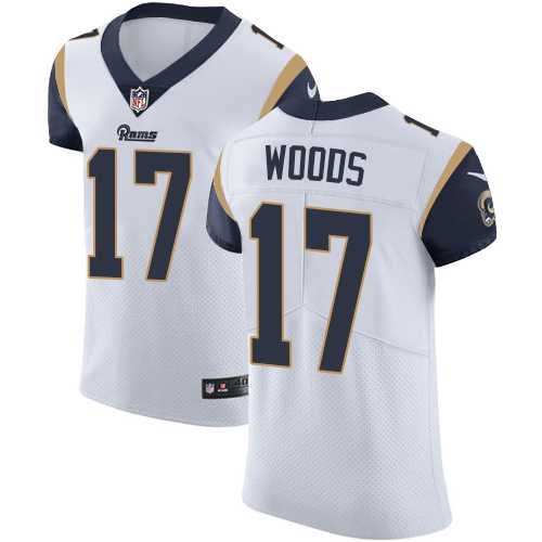 Nike Los Angeles Rams #17 Robert Woods White Men's Stitched NFL Vapor Untouchable Elite Jersey
