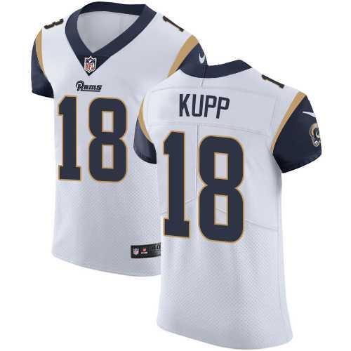 Nike Los Angeles Rams #18 Cooper Kupp White Men's Stitched NFL Vapor Untouchable Elite Jersey