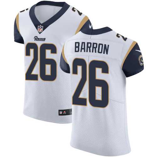 Nike Los Angeles Rams #26 Mark Barron White Men's Stitched NFL Vapor Untouchable Elite Jersey