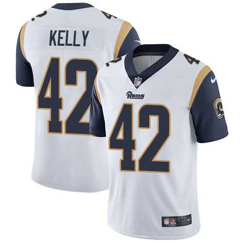 Nike Los Angeles Rams #42 John Kelly White Men's Stitched NFL Vapor Untouchable Limited Jersey Nike Los Angeles Rams #42 John Kelly White Men's Stitched NFL Vapor Untouchable Limited Jersey