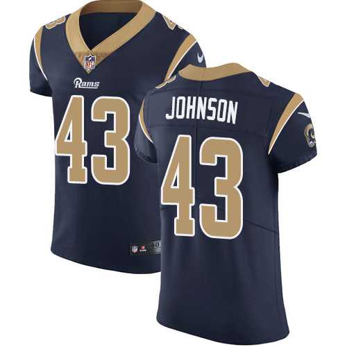 Nike Los Angeles Rams #43 John Johnson Navy Blue Team Color Men's Stitched NFL Vapor Untouchable Elite Jersey