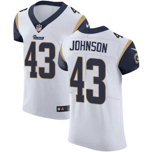 Nike Los Angeles Rams #43 John Johnson White Men's Stitched NFL Vapor Untouchable Elite Jersey