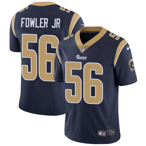 Nike Los Angeles Rams #56 Dante Fowler Jr Navy Blue Team Color Men's Stitched NFL Vapor Untouchable Limited Jersey