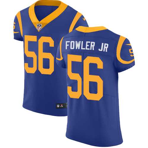 Nike Los Angeles Rams #56 Dante Fowler Jr Royal Blue Alternate Men's Stitched NFL Vapor Untouchable Elite Jersey