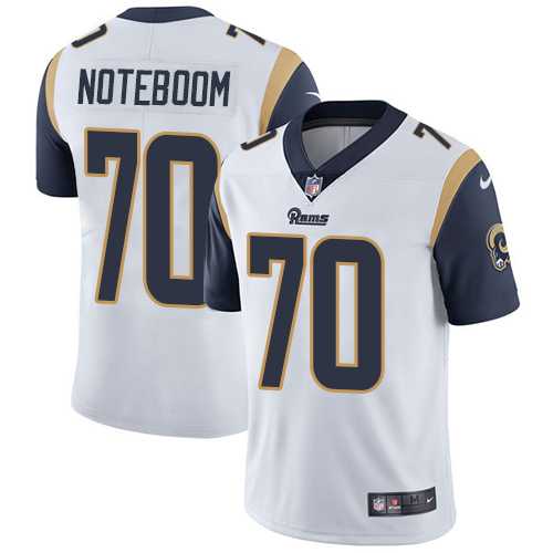 Nike Los Angeles Rams #70 Joseph Noteboom White Men's Stitched NFL Vapor Untouchable Limited Jersey