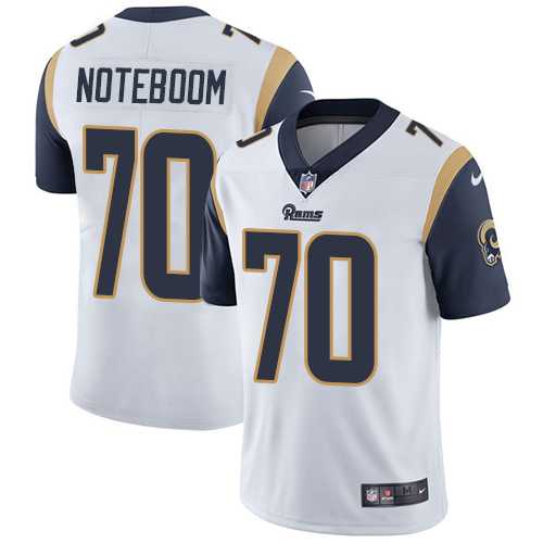 Nike Los Angeles Rams #70 Joseph Noteboom White Men's Stitched NFL Vapor Untouchable Limited Jersey Nike Los Angeles Rams #70 Joseph Noteboom White Men's Stitched NFL Vapor Untouchable Limited Jersey