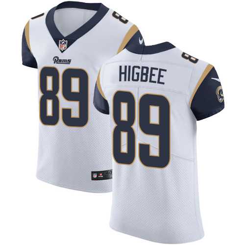 Nike Los Angeles Rams #89 Tyler Higbee White Men's Stitched NFL Vapor Untouchable Elite Jersey