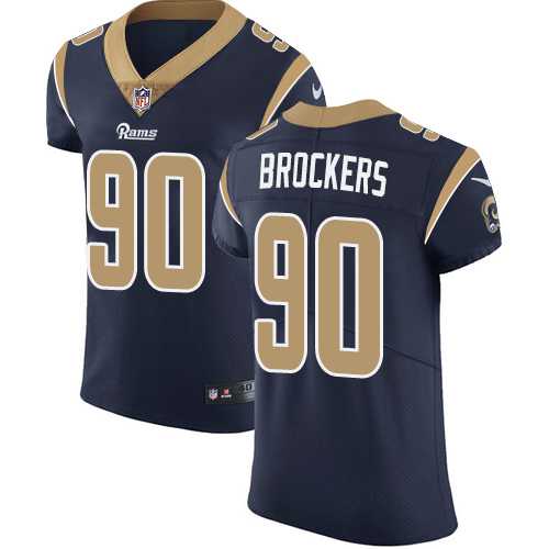 Nike Los Angeles Rams #90 Michael Brockers Navy Blue Team Color Men's Stitched NFL Vapor Untouchable Elite Jersey