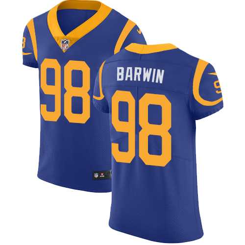 Nike Los Angeles Rams #98 Connor Barwin Royal Blue Alternate Men's Stitched NFL Vapor Untouchable Elite Jersey