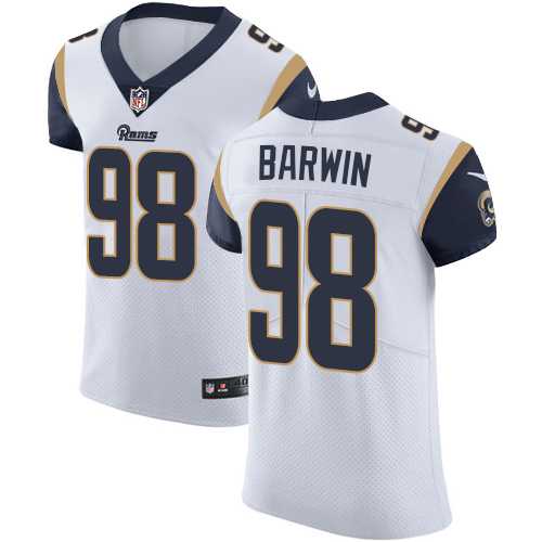 Nike Los Angeles Rams #98 Connor Barwin White Men's Stitched NFL Vapor Untouchable Elite Jersey