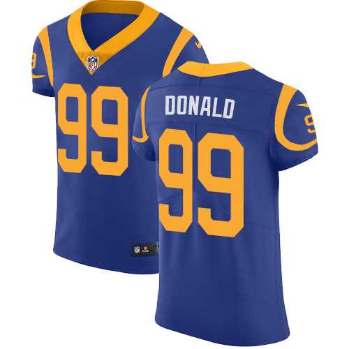 Nike Los Angeles Rams #99 Aaron Donald Royal Blue Alternate Men's Stitched NFL Vapor Untouchable Elite Jersey