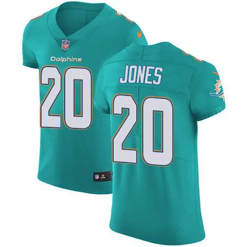 Nike Miami Dolphins #20 Reshad Jones Aqua Green Team Color Men's Stitched NFL Vapor Untouchable Elite Jersey
