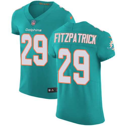 Nike Miami Dolphins #29 Minkah Fitzpatrick Aqua Green Team Color Men's Stitched NFL Vapor Untouchable Elite Jersey