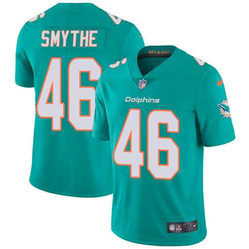 Nike Miami Dolphins #46 Durham Smythe Aqua Green Team Color Men's Stitched NFL Vapor Untouchable Limited Jersey Nike Miami Dolphins #46 Durham Smythe Aqua Green Team Color Men's Stitched NFL Vapor Untouchable Limited Jersey