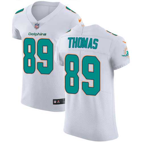 Nike Miami Dolphins #89 Julius Thomas White Men's Stitched NFL Vapor Untouchable Elite Jersey