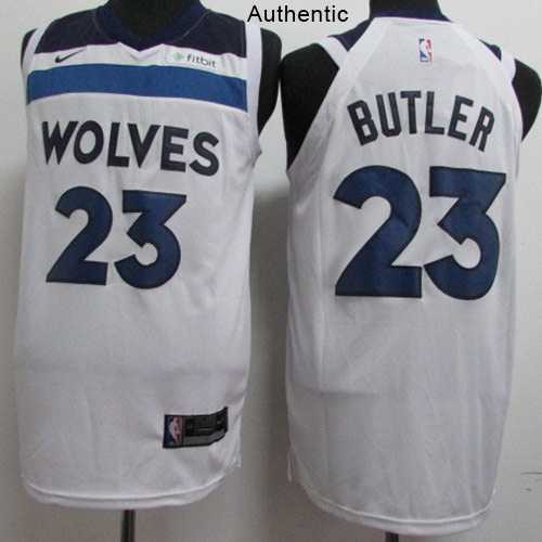 Nike Minnesota Timberwolves #23 Jimmy Butler White NBA Authentic Association Edition Jersey