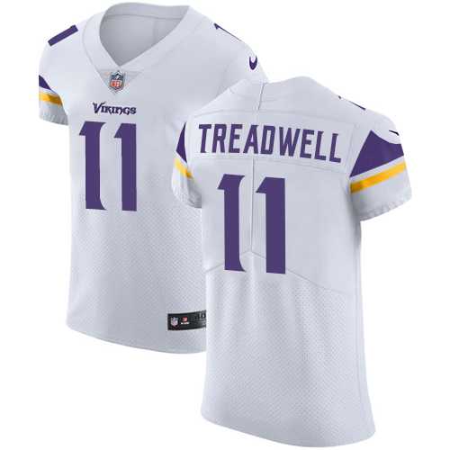 Nike Minnesota Vikings #11 Laquon Treadwell White Men's Stitched NFL Vapor Untouchable Elite Jersey