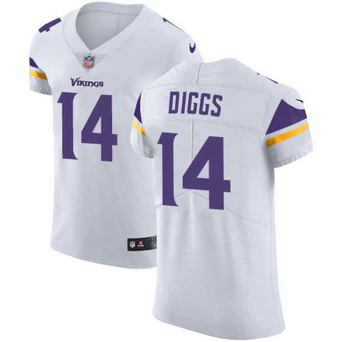 Nike Minnesota Vikings #14 Stefon Diggs White Men's Stitched NFL Vapor Untouchable Elite Jersey