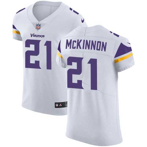 Nike Minnesota Vikings #21 Jerick McKinnon White Men's Stitched NFL Vapor Untouchable Elite Jersey