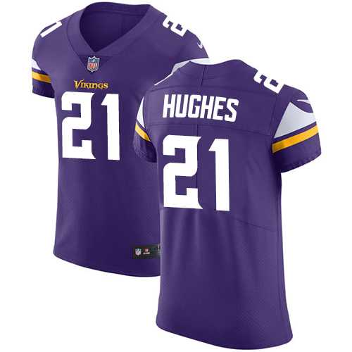 Nike Minnesota Vikings #21 Mike Hughes Purple Team Color Men's Stitched NFL Vapor Untouchable Elite Jersey