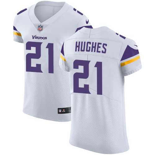 Nike Minnesota Vikings #21 Mike Hughes White Men's Stitched NFL Vapor Untouchable Elite Jersey Nike Minnesota Vikings #21 Mike Hughes White Men's Stitched NFL Vapor Untouchable Elite Jersey