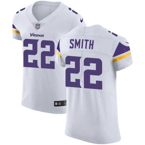 Nike Minnesota Vikings #22 Harrison Smith White Men's Stitched NFL Vapor Untouchable Elite Jersey