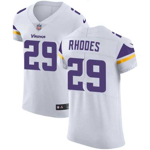Nike Minnesota Vikings #29 Xavier Rhodes White Men's Stitched NFL Vapor Untouchable Elite Jersey