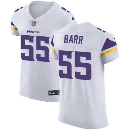 Nike Minnesota Vikings #55 Anthony Barr White Men's Stitched NFL Vapor Untouchable Elite Jersey