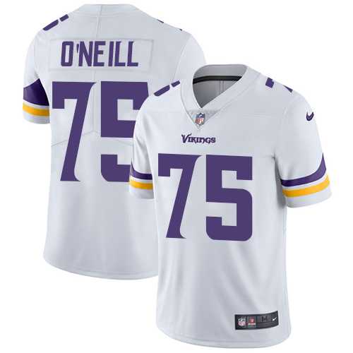 Nike Minnesota Vikings #75 Brian O'Neill White Men's Stitched NFL Vapor Untouchable Limited Jersey Nike Minnesota Vikings #75 Brian O'Neill White Men's Stitched NFL Vapor Untouchable Limited Jersey