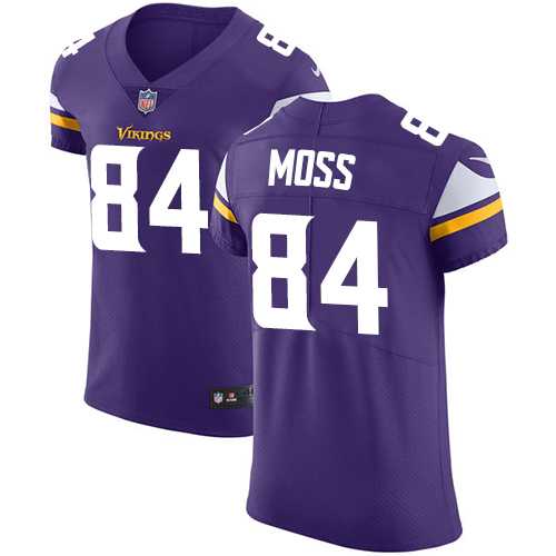 Nike Minnesota Vikings #84 Randy Moss Purple Team Color Men's Stitched NFL Vapor Untouchable Elite Jersey