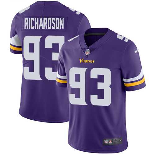 Nike Minnesota Vikings #93 Sheldon Richardson Purple Team Color Men's Stitched NFL Vapor Untouchable Limited Jersey