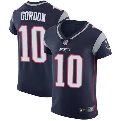 Nike New England Patriots #10 Josh Gordon Navy Blue Team Color Men's Stitched NFL Vapor Untouchable Elite Jersey
