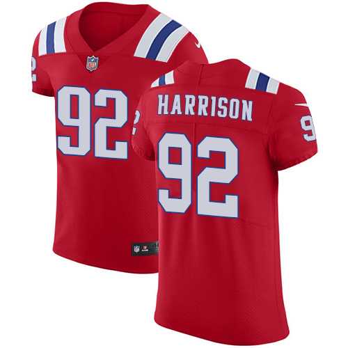 Nike New England Patriots #92 James Harrison Red Alternate Men's Stitched NFL Vapor Untouchable Elite Jersey