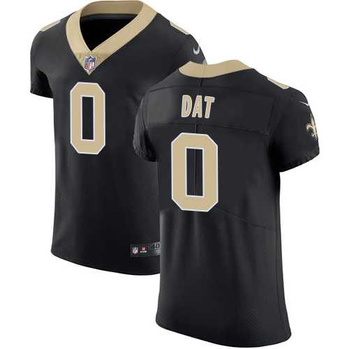 Nike New Orleans Saints #0 Who Dat Black Team Color Men's Stitched NFL Vapor Untouchable Elite Jersey