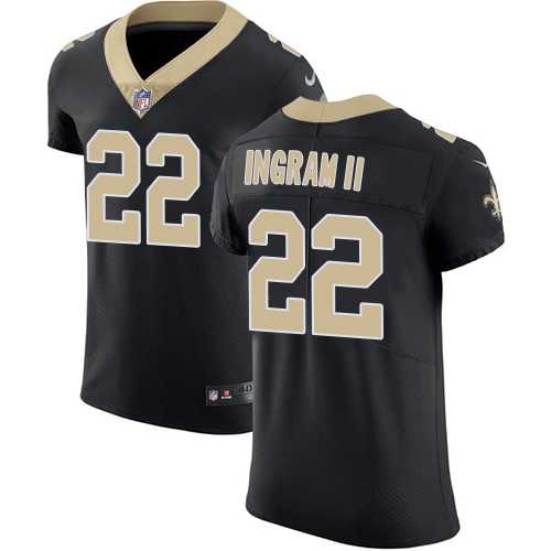 Nike New Orleans Saints #22 Mark Ingram II Black Team Color Men's Stitched NFL Vapor Untouchable Elite Jersey