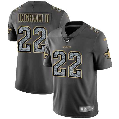 Nike New Orleans Saints #22 Mark Ingram II Gray Static Men's NFL Vapor Untouchable Limited Jersey