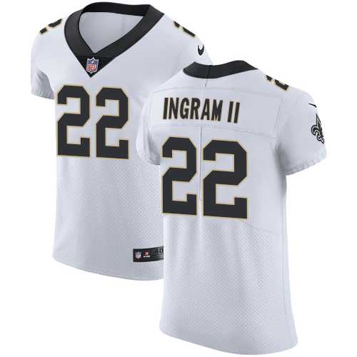 Nike New Orleans Saints #22 Mark Ingram II White Men's Stitched NFL Vapor Untouchable Elite Jersey