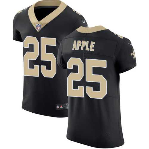 Nike New Orleans Saints #25 Eli Apple Black Team Color Men's Stitched NFL Vapor Untouchable Elite Jersey