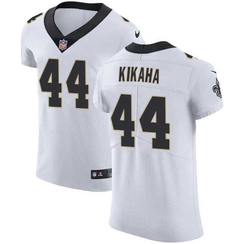 Nike New Orleans Saints #44 Hau'oli Kikaha White Men's Stitched NFL Vapor Untouchable Elite Jersey