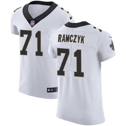 Nike New Orleans Saints #71 Ryan Ramczyk White Men's Stitched NFL Vapor Untouchable Elite Jersey