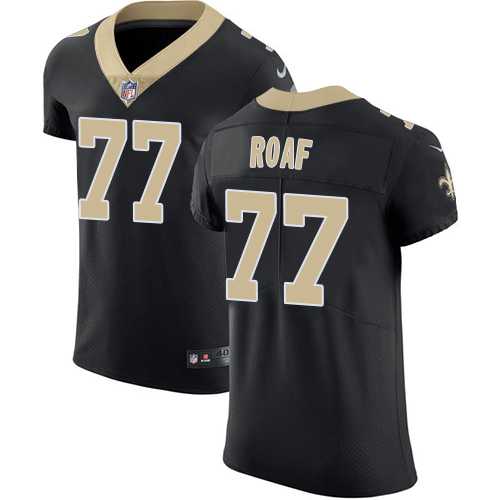 Nike New Orleans Saints #77 Willie Roaf Black Team Color Men's Stitched NFL Vapor Untouchable Elite Jersey