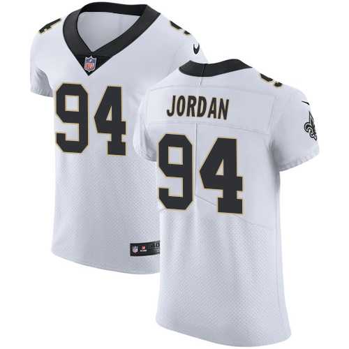 Nike New Orleans Saints #94 Cameron Jordan White Men's Stitched NFL Vapor Untouchable Elite Jersey