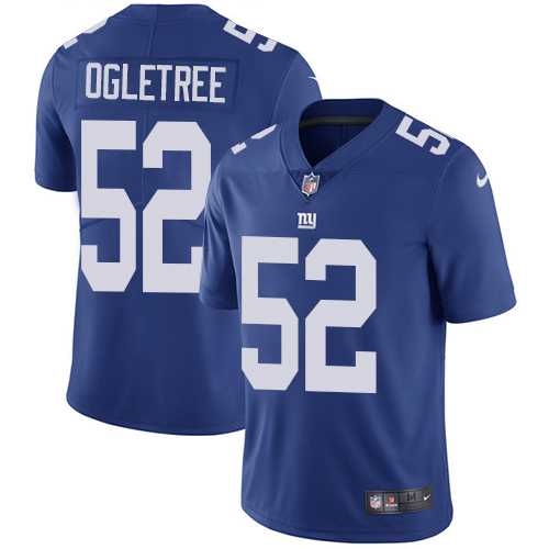 Nike New York Giants #52 Alec Ogletree Royal Blue Team Color Men's Stitched NFL Vapor Untouchable Limited Jersey