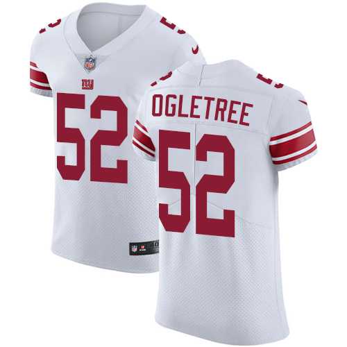 Nike New York Giants #52 Alec Ogletree White Men's Stitched NFL Vapor Untouchable Elite Jersey