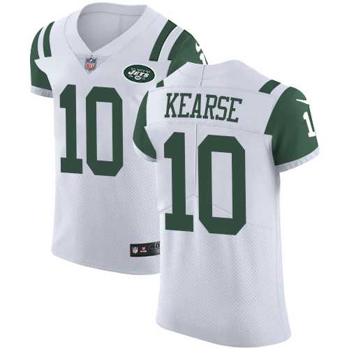 Nike New York Jets #10 Jermaine Kearse White Men's Stitched NFL Vapor Untouchable Elite Jersey